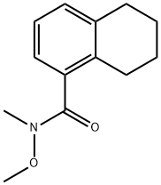 5,6,7,8-Tetrahydro-N-Methoxy-N-Methyl-1-naphthalenecarboxaMide 结构式