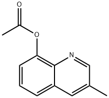 8-Acetoxy-3-Methylquinoline Struktur