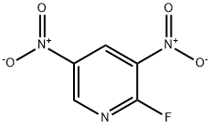 2-Fluoro-3,5-dinitropyridine 化学構造式