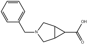 3-Benzyl-3-azabicyclo[3.1.0]hexane-6-carboxylic acid Struktur