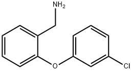 2-(3-Chlorophenoxy)-benzylaMine Struktur