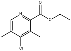 Ethyl 4-Chloro-3,5-diMethylpicolinate Struktur