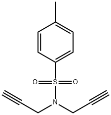 BenzenesulfonaMide, 4-Methyl-N,N-di-2-propyn-1-yl- Struktur