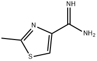 2-甲基噻唑-4-甲酰亚胺酰胺, 18876-81-8, 结构式