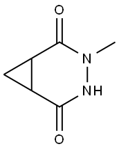 3,4-Diazabicyclo[4.1.0]heptane-2,5-dione,3-methyl-(9CI) Struktur