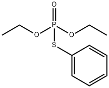 O,O-diethyl S-phenyl phosphorothioate Structure
