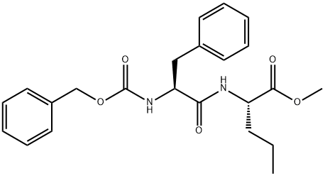 CARBOBENZYLOXY-L-PHENYLALANYL-L-NORVALINE METHYL ESTER 化学構造式