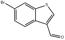 6-ブロモベンゾ[B]チオフェン-3-カルブアルデヒド 化学構造式