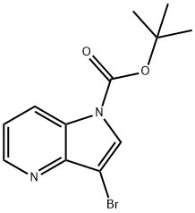 1-BOC-3-ブロモ-1H-ピロロ[3,2-B]ピリジン 化学構造式