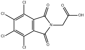 (4,5,6,7-TETRACHLORO-1,3-DIOXO-1,3-DIHYDRO-ISOINDOL-2-YL)-ACETIC ACID Structure