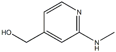 4-Pyridinemethanol,2-(methylamino)-(9CI) Struktur