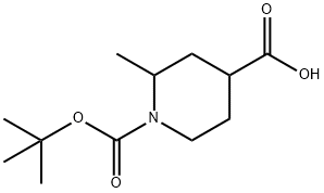 1-Boc-2-Methylpiperidine-4-carboxylic Acid Struktur