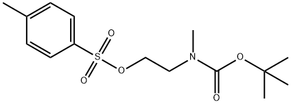 2-(tert-butoxycarbonyl(Methyl)aMino)ethyl 4-Methylbenzenesulfonate Structure