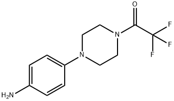 1-[4-(4-AMinophenyl)-1-piperazinyl]-2,2,2-trifluoro-ethanone Struktur