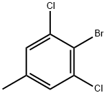 2-BroMo-1,3-dichloro-5-Methylbenzene Struktur