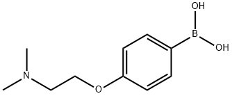 4-(2-(二甲氨基)乙氧基)苯基硼酸 结构式