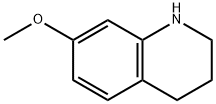 7-甲氧基-1,2,3,4-四氢喹啉, 19500-61-9, 结构式