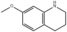 7-Methoxy-1,2,3,4-tetrahydroquinoline Struktur