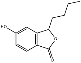 3-丁基-5-羟基-1(3H)-异苯并呋喃酮, 195142-72-4, 结构式