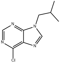6-Chloro-9-isobutyl-9H-purine Struktur