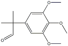 2-甲基-2-(3,4,5-三甲氧苯基)丙醛,19589-25-4,结构式