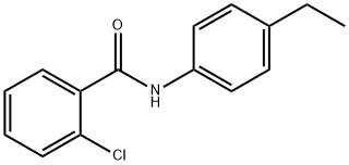 2-Chloro-N-(4-ethylphenyl)benzaMide, 97% Struktur