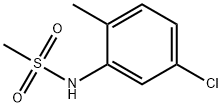 N-(5-chloro-2-methylphenyl)methanesulfonamide,196875-84-0,结构式