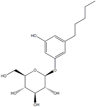 3-羟基-5-戊基苯基-BETA-D-吡喃葡萄糖甙