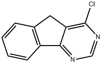 4-Chloro-5H-indeno[1,2-d]pyriMidine 化学構造式