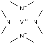 Vanadium tetrakis(dimethylamide) Structure