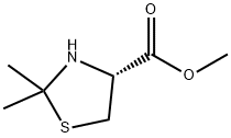 L-2,2-DiMethylthiazolidine-4-carboxylic Acid Methyl Ester, 19907-59-6, 结构式