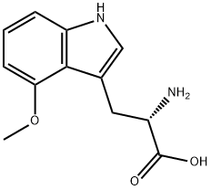 4-Methoxy-tryptophan Struktur