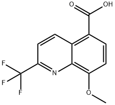 8-Methoxy-2-(trifluoroMethyl)quinoline-5-carboxylic acid Structure