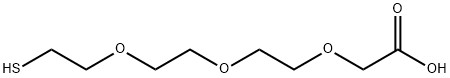 2-[2-[2-(2-Mercaptoethoxy)ethoxy]ethoxy]acetic Acid Structure