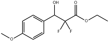 ethyl 2,2-difluoro-3-hydroxy-3-(4-Methoxyphenyl)propanoate,200501-07-1,结构式