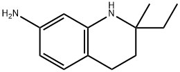 2-ethyl-2-Methyl-1,2, 3,4-tetrahydroquinolin-7-aMine 结构式