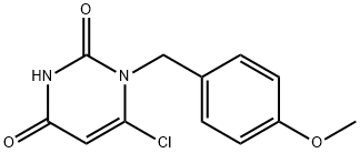 6-chloro-1-(4-Methoxybenzyl)pyriMidine-2,4(1H,3H)-dione 结构式