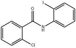 2-氯-N-(2-碘苯基)苯甲酰胺 结构式