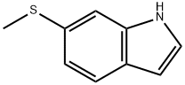 6-(Methylthio)-1H-indole Struktur