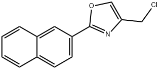 4-(氯甲基)-2-(萘-2-基)恶唑 结构式