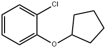 1-Chloro-2-cyclopentyloxy-benzene Struktur