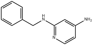 N2-苄基-2,4-吡啶二胺 结构式