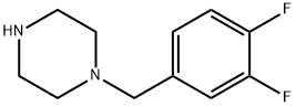 1-(3,4-二氟苄基)哌嗪盐酸盐, 203860-01-9, 结构式