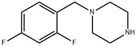 1-(2,4-二氟苄基)哌嗪盐酸盐, 204013-06-9, 结构式