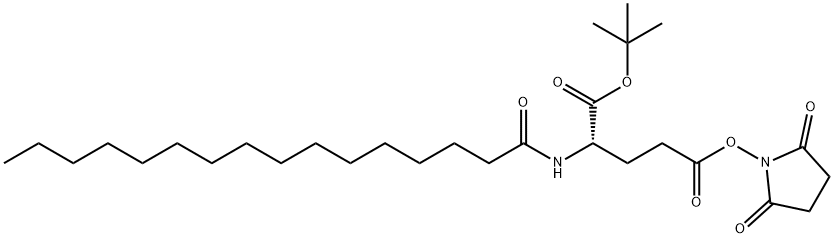 Nε-PalMitoyl-L-glutaMic Acid γ-SucciniMidyl-α-tert-butyl Ester