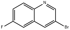 3-broMo-6-fluoroquinoline Structure