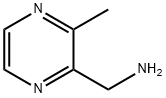 (3-甲基吡嗪-2-基)甲胺 结构式