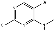 (5-BroMo-2-chloro-pyriMidin-4-yl)-Methyl-aMine Structure