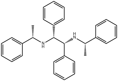 1R,2R-bis[(1S)-1-phenylethyl]-1,2-diphenyl-1,2-EthanediaMine Struktur