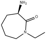(R)-3-氨基-1-乙基氮杂环庚烷-2-酮,206434-44-8,结构式